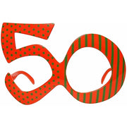 Occhiali Festa Arancione 50 Anni