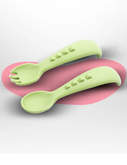 Posate In Silicone Dyno Verde Olli