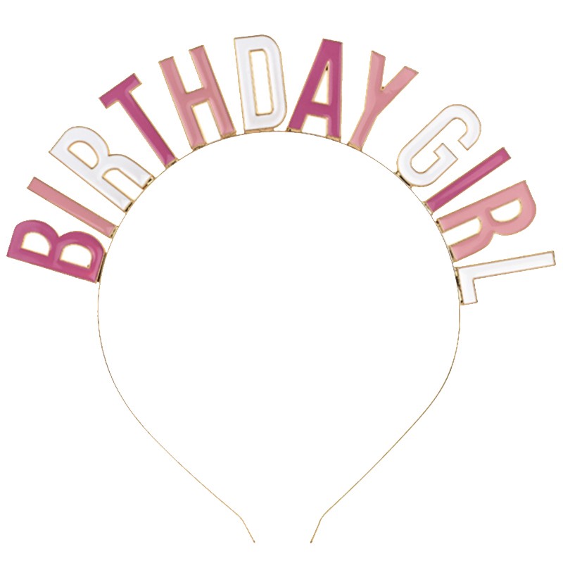 Cerchietto In Metallo Oro Per Lei Birthday Girl