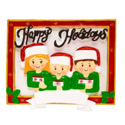 Addobbo Albero Di Natale 3 In Cornice Personalizzabile
