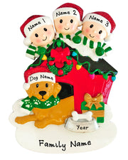 Addobbo Albero Di Natale 3 In Famiglia Con Cane