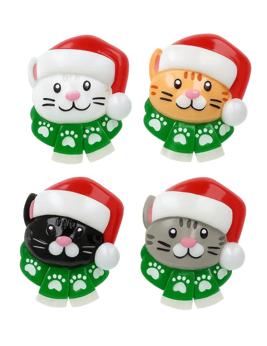 Ornamento Di Natale Gatto Da Aggiungere A Famiglia Addobbo Personalizzabile