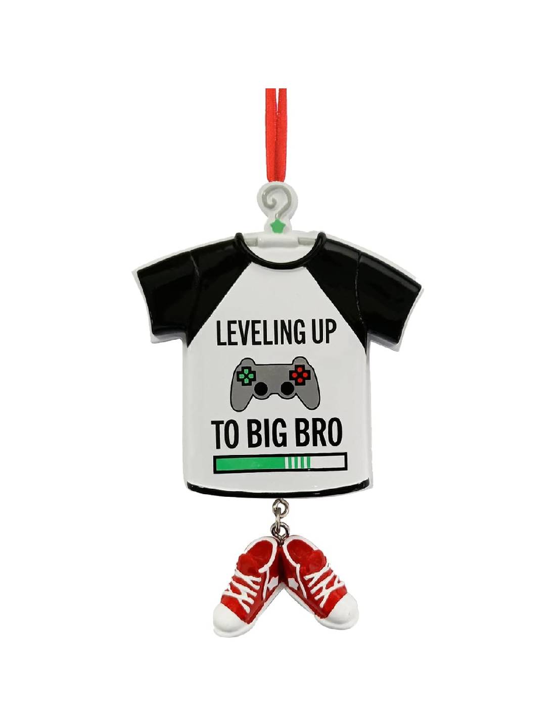 Addobbo Albero Di Natale Maglietta Leveling Up To Big Bro Personalizzabile