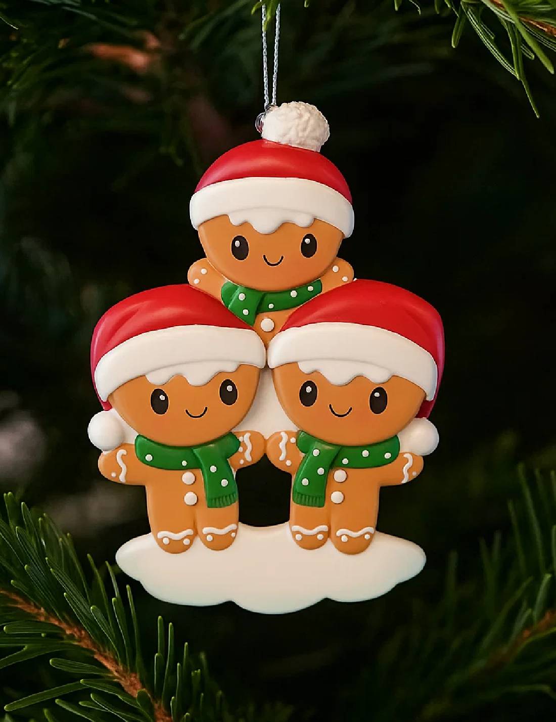 Addobbo Albero Di Natale 3 In Famiglia Pan Di Zenzero