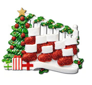 Addobbo Albero Di natale Con 8 Calze Befana Personalizzabile