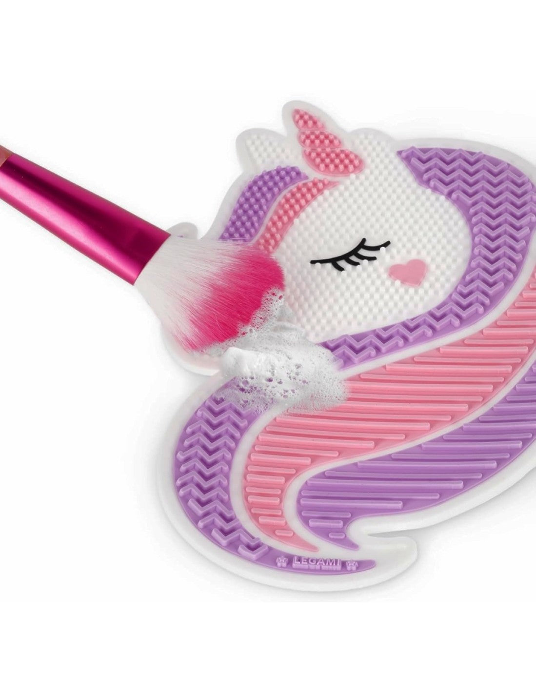 Tappetino Pulisci Pennelli Da Trucco In Silicone Unicorno Legami