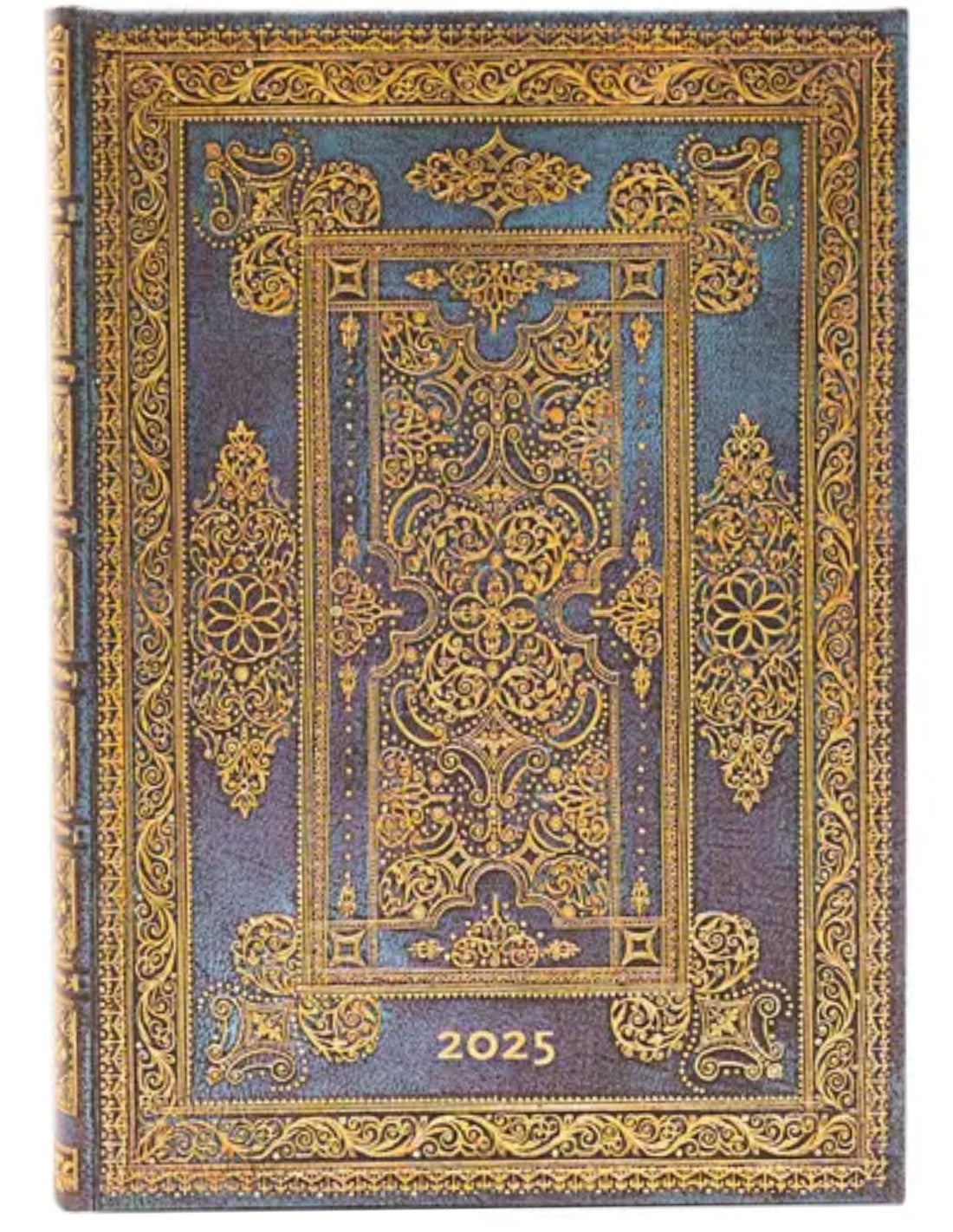 Agenda Paperblanks 2025 12 Mesi Midi Giornaliera Blu Lussuoso