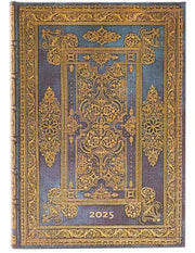 Agenda Paperblanks 2025 12 Mesi Midi Giornaliera Blu Lussuoso