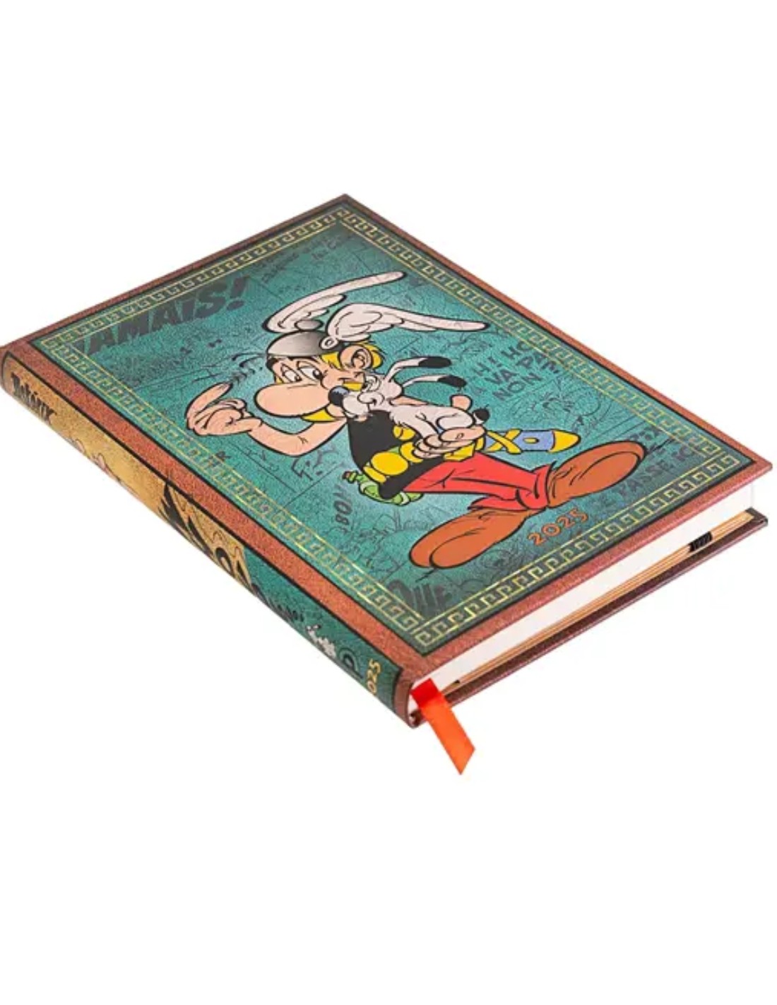 Agenda Giornaliera Orizzontale 12 Mesi 2025 Paperblanks Asterix Il Gallo 18cm