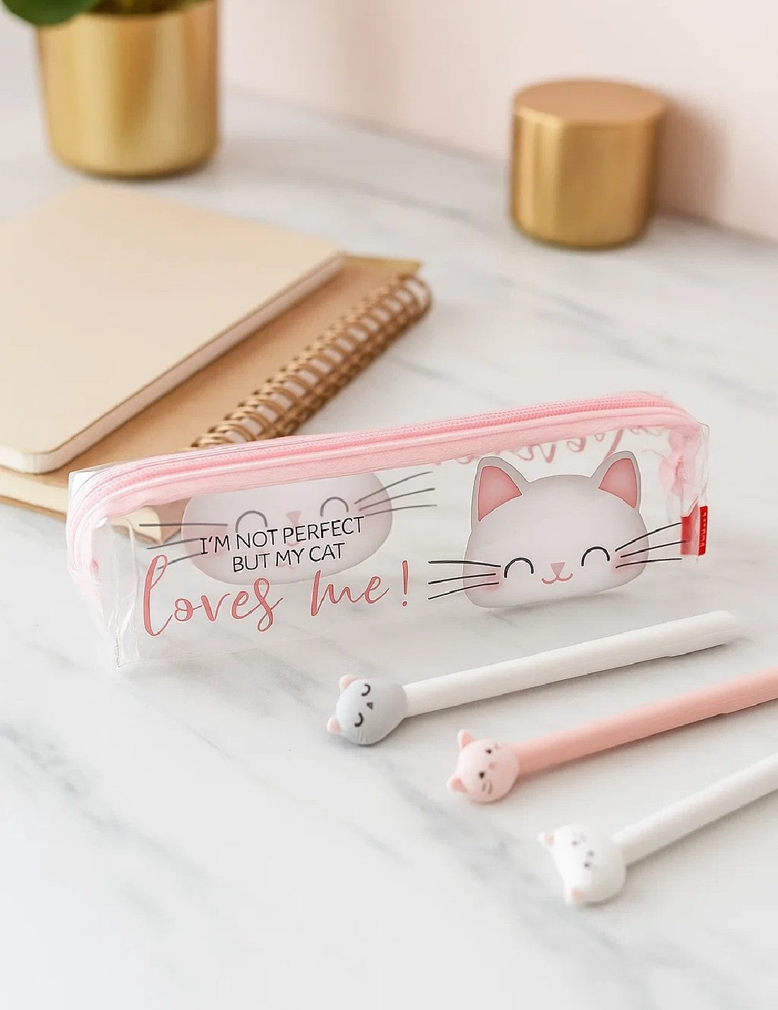 Astuccio Portapenne Trasparente Kitty Legami