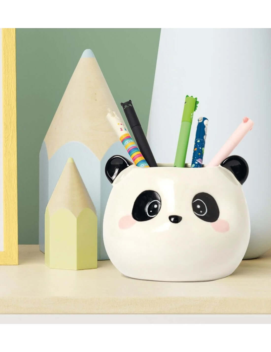 Contenitore Portapenne In Ceramica Panda Legami