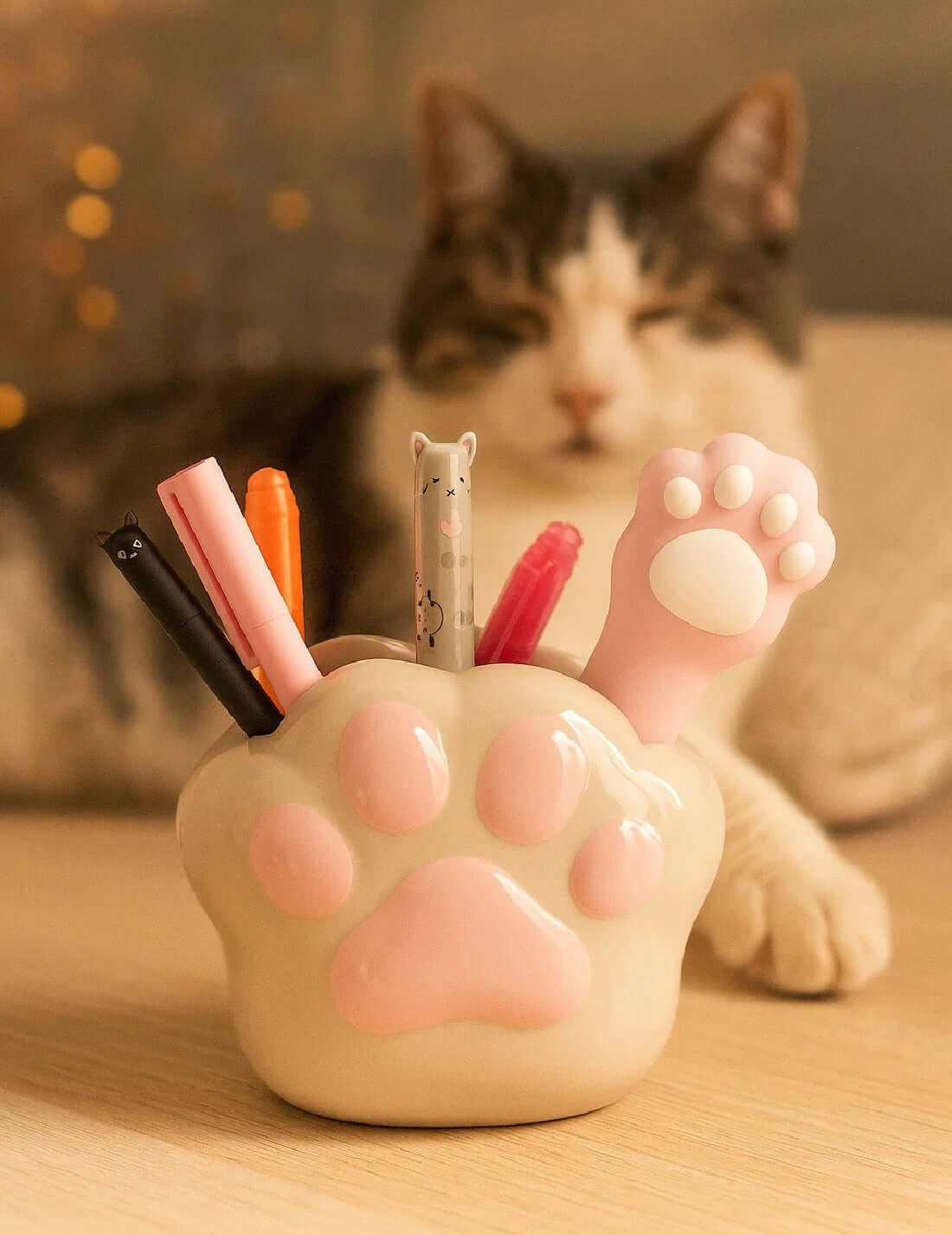 Contenitore Portapenne In Ceramica Kitty Legami