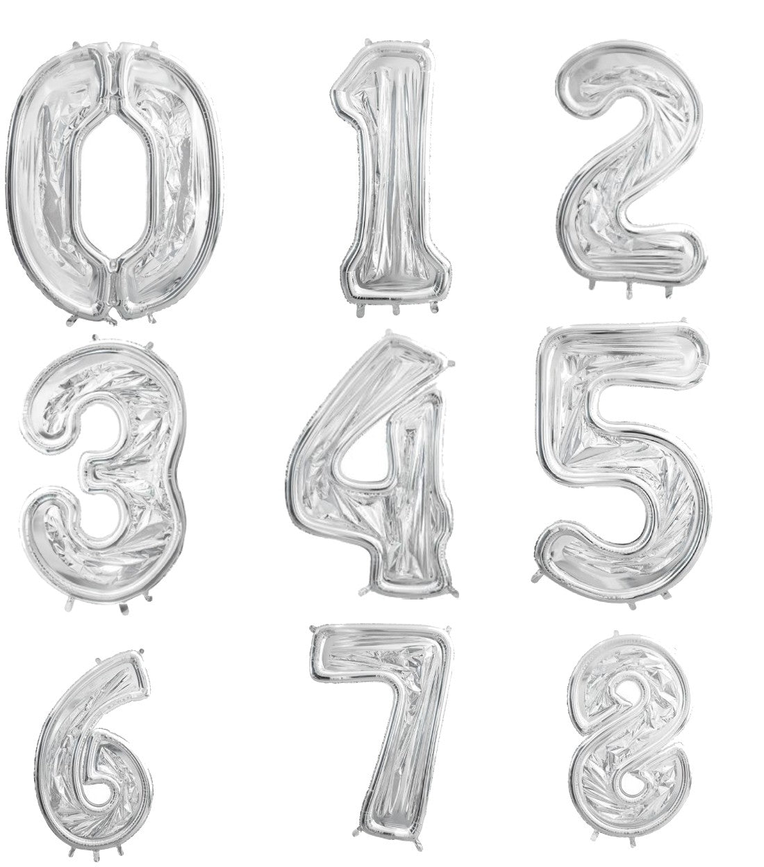 Palloncino Contenitore Mosaico Numero