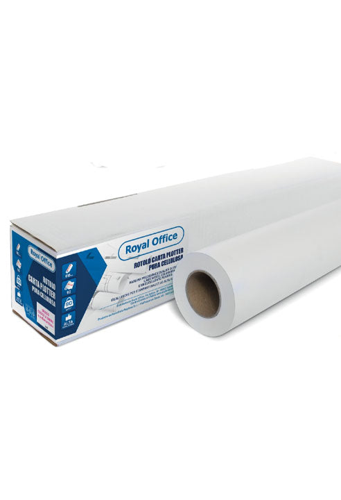 Rotolo Carta Plotter Pura Cellulosa 61cm 90g