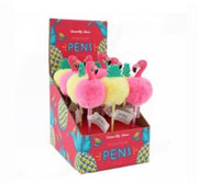 Penna Pom Pom Assortita Flamingo/Ananas