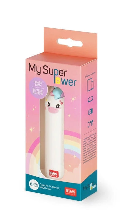 Legami Caricatore Portatile Power Bank Unicorno 4800mAh