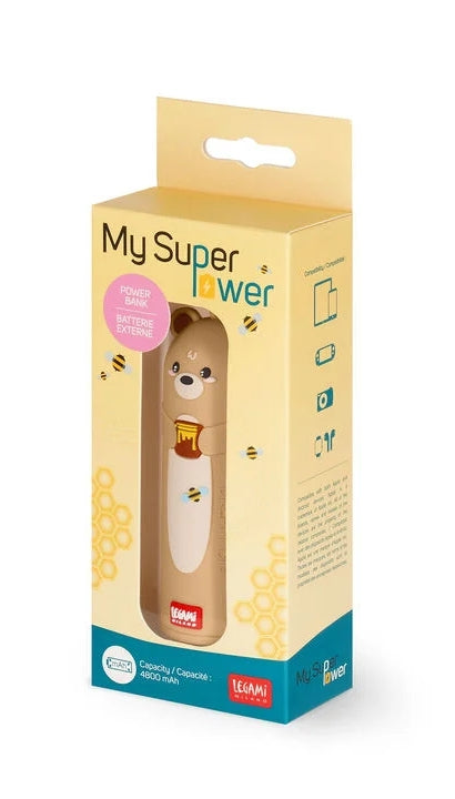 Legami Caricatore Portatile Power Bank Orso Teddy 4800mAh