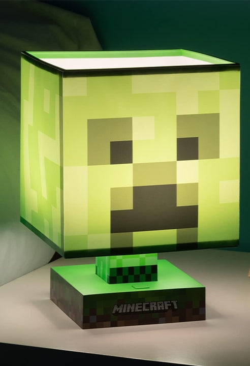 Lampada Creeper Minecraft 22cm