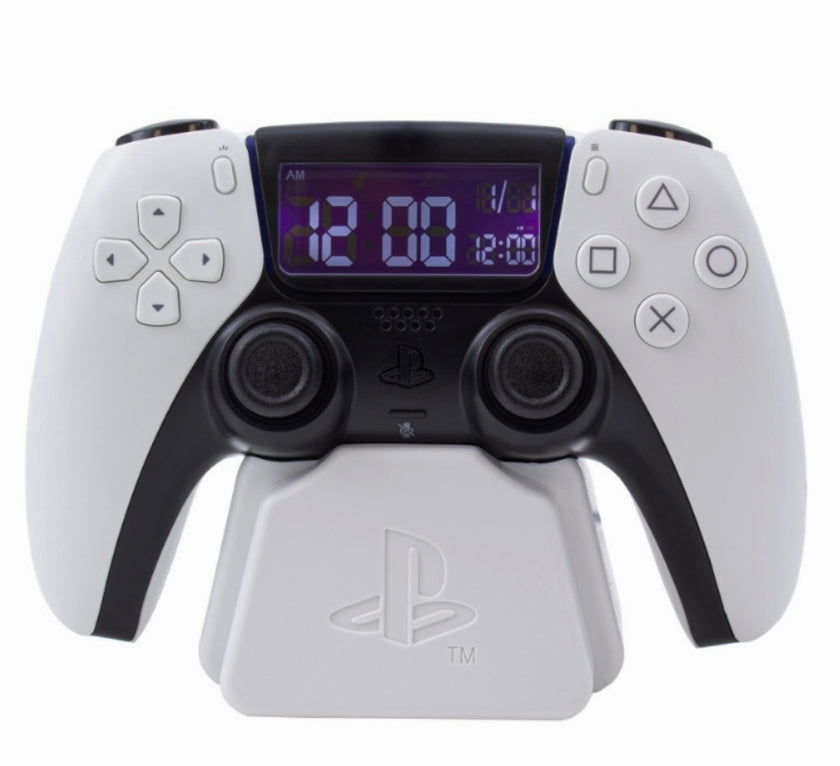 Orologio Sveglia Digitale Controller Bianco Playstation 5