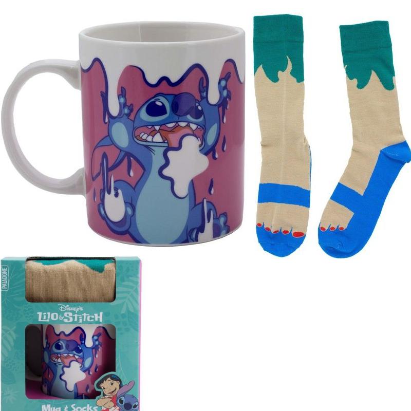 Tazza In Ceramica Con Calzini Disney Stitch