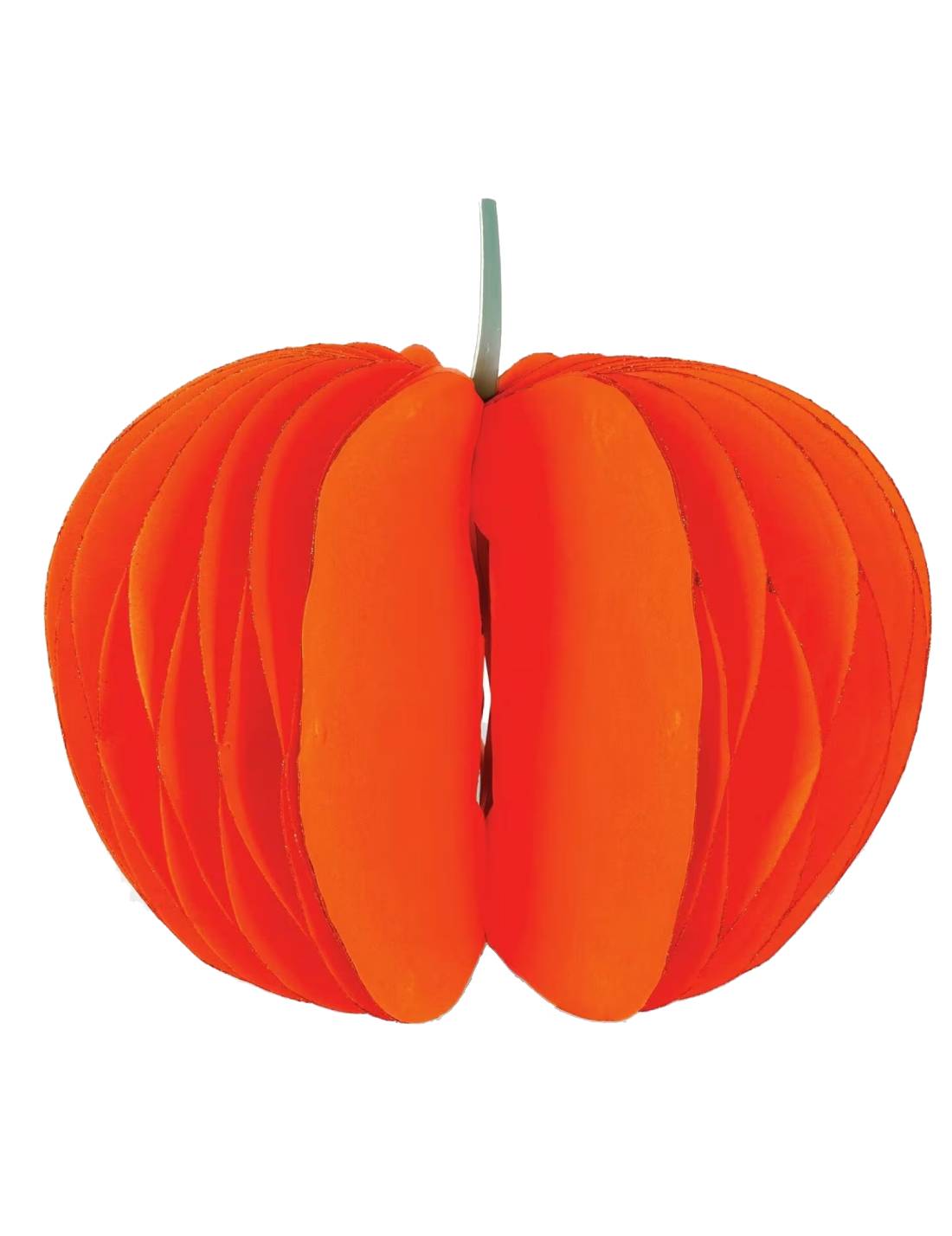 Festone Di Halloween Zucca In Carta Pieghevole