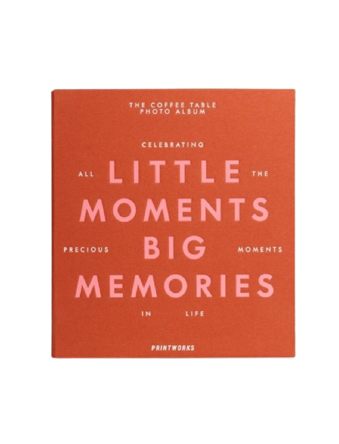 Album Fotografico Little Moments Big Memories Arancione
