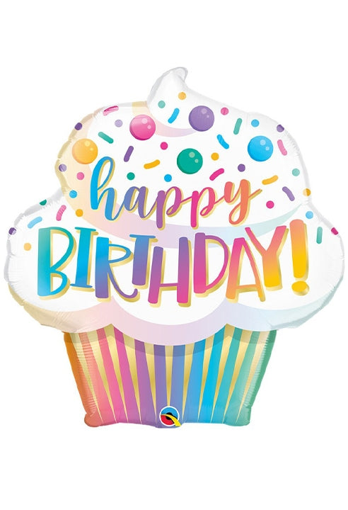 Palloncino Happy Birthday Cupcake