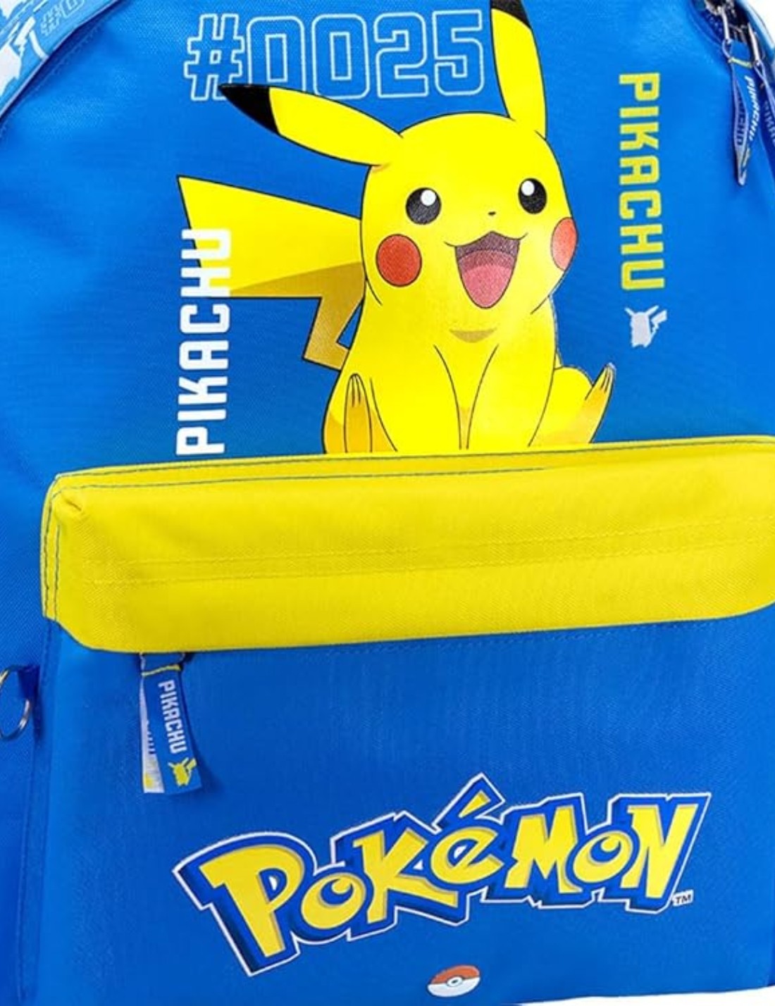 Zaino Americano Pokèmon Pikachu Blu