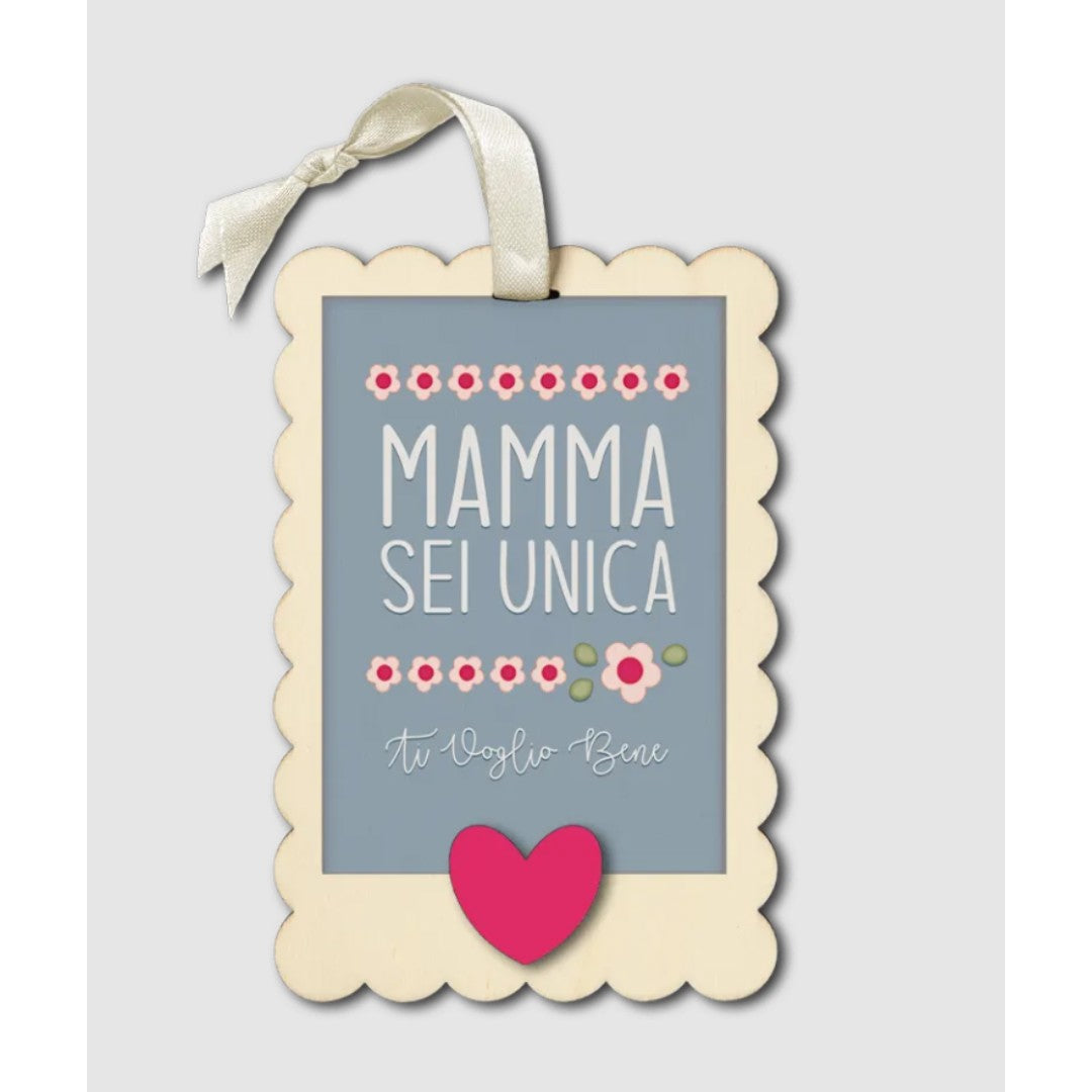 Quadro Ondulato Festa Della Mamma Con Dedica Sei Unica