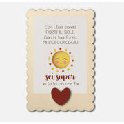Quadro Targa Ondulato San Valentino Con Con Dedica Romantica Sei Super