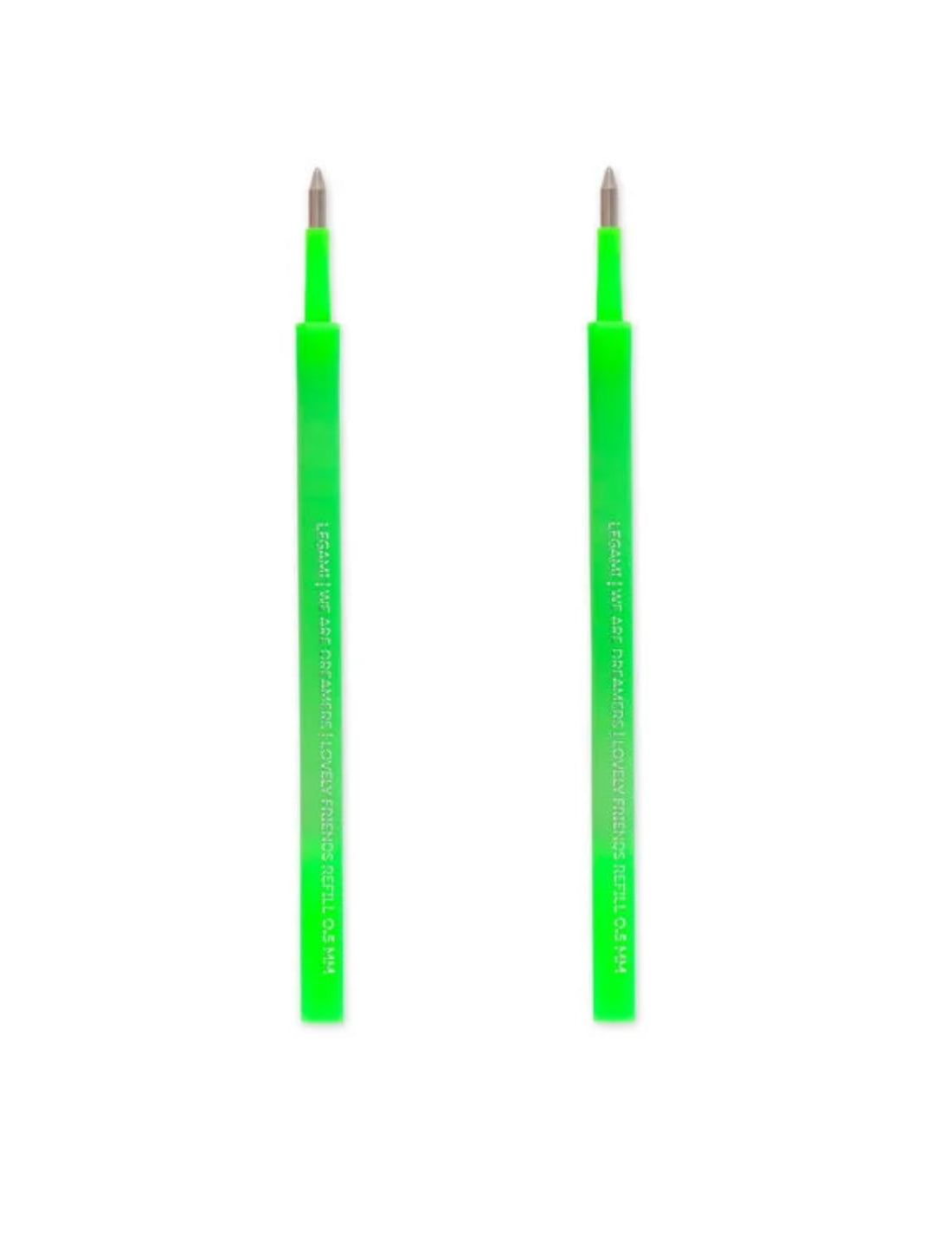 Refill Verde Neon Penna Gel Lovely Friends Legami 2pz