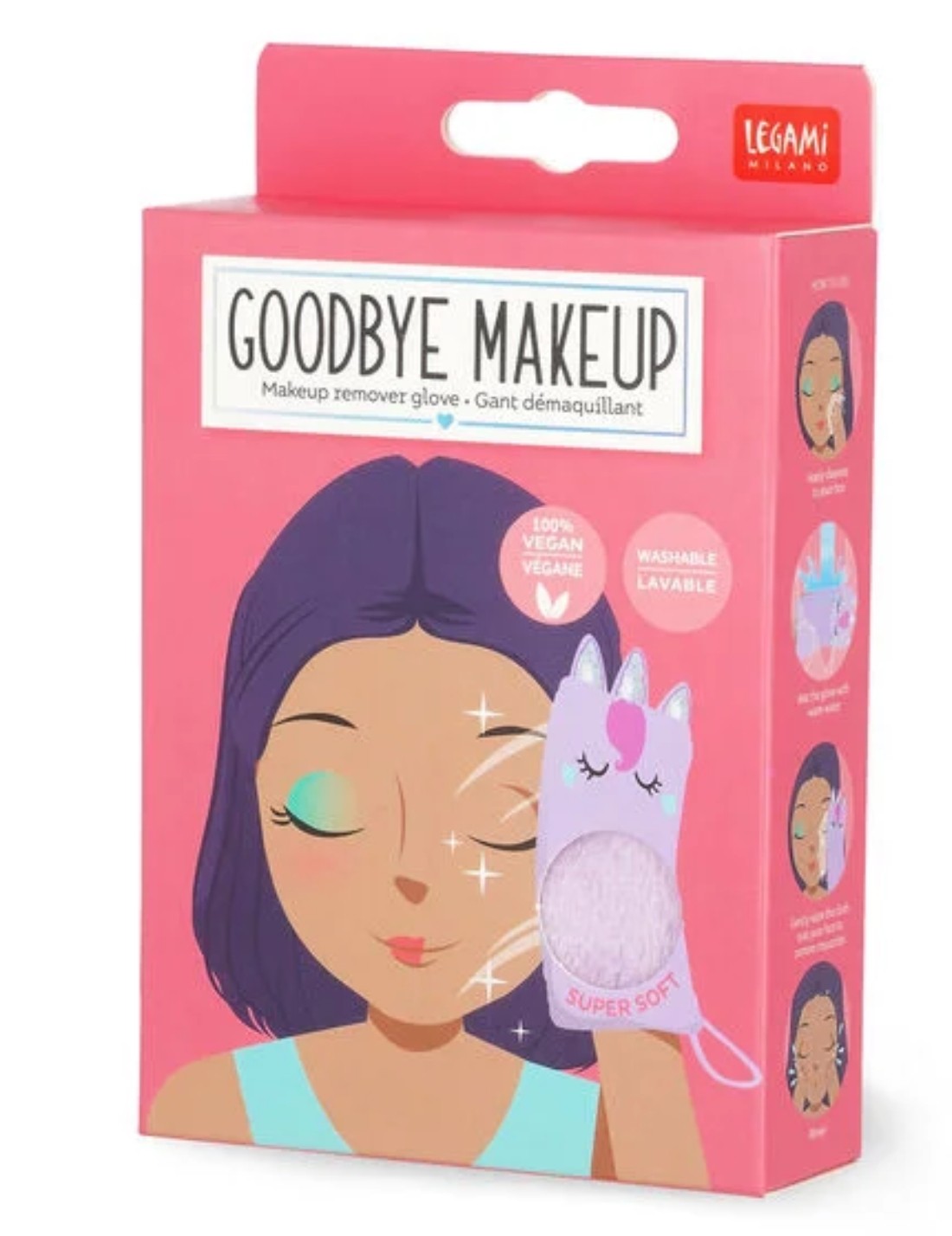 Guanto Struccante Unicorno Goodbye Makeup Legami