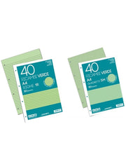 Ricambi Forati E Rinforzati Blasetti Per Raccoglitore A4 Verdi