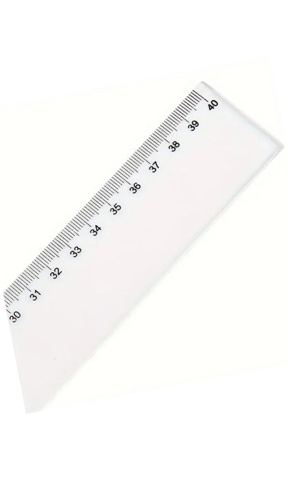 Righello In Plastica Trasparente 40cm