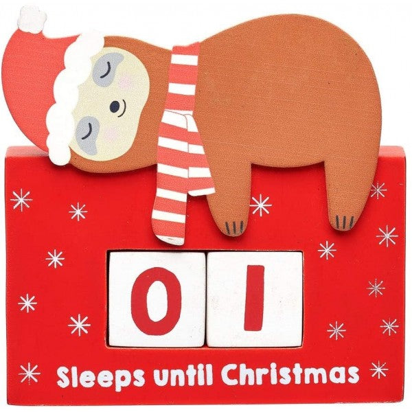 Calendario Dell'Avvento Christmas Countdown Bradipo