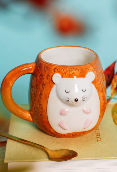 Tazza In Ceramica Riccio