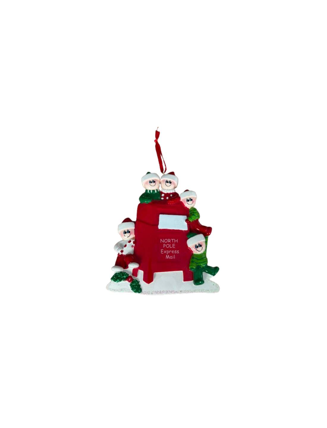 Addobbo Albero Di Natale 5 In Famiglia Letters To Santa Personalizzabile