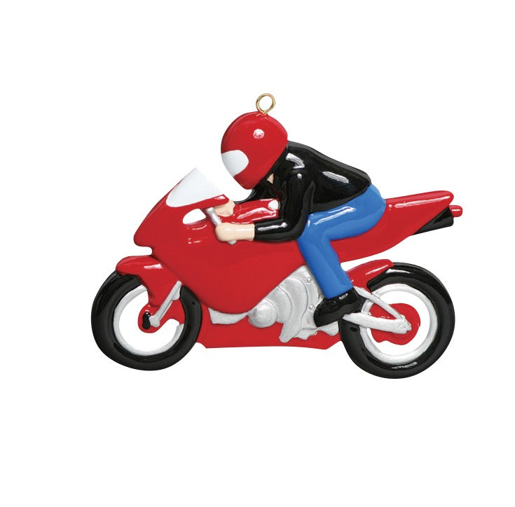 Addobbo Albero Di Natale Motociclista Personalizzabile
