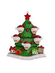 Addobbo Albero Di Natale 5 In Famiglia Personalizzabile