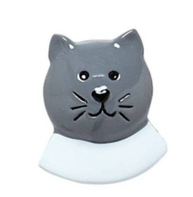 Addobbo Albero Gatto Grigio Personalizzabile
