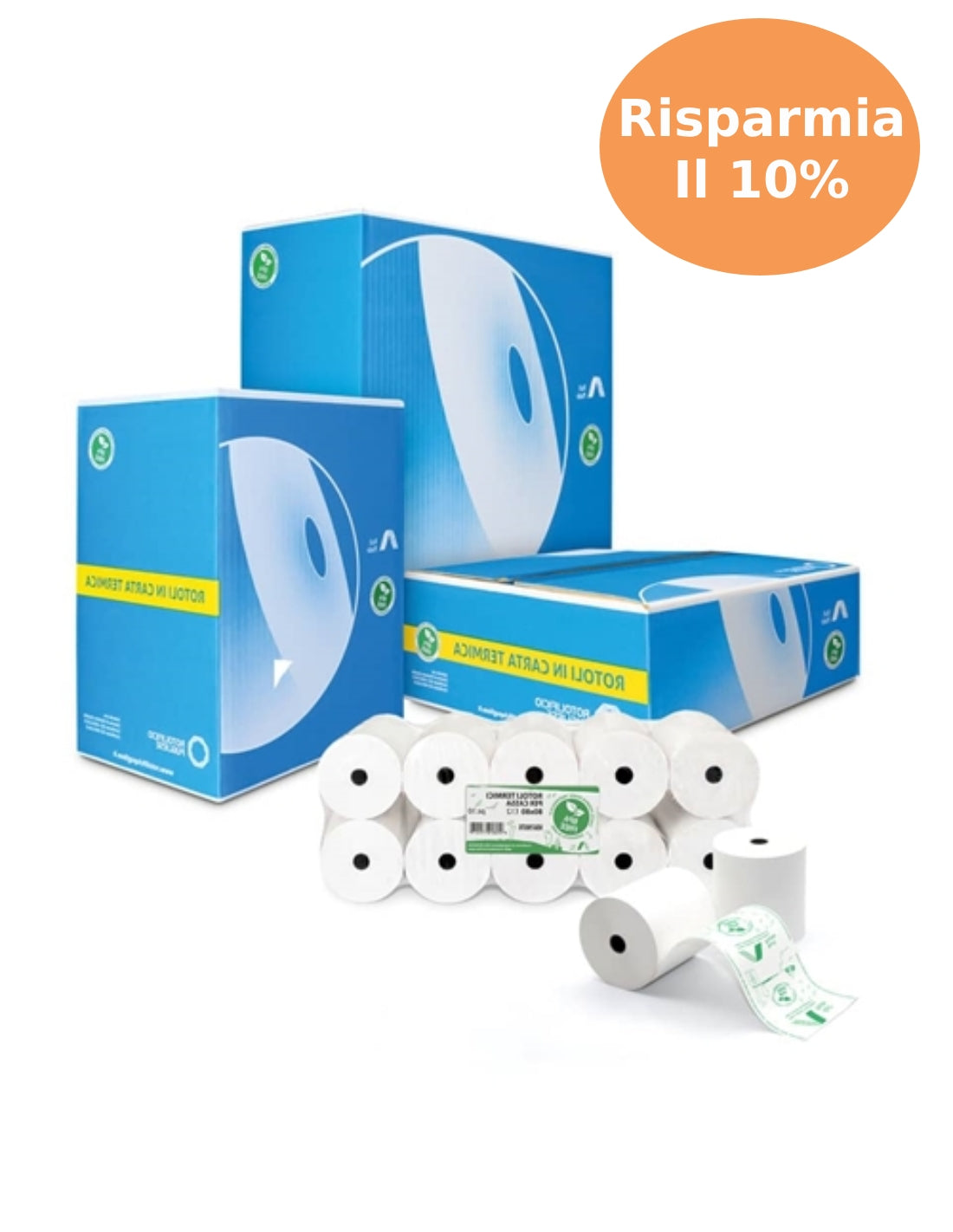 Rotoli Cassa Termici 57/30 Omologati