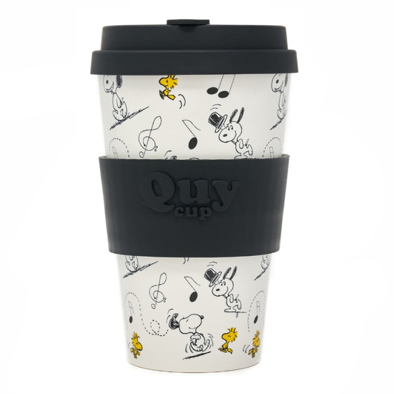 Tazza Quy Cup Snoopy Bianca 400ml