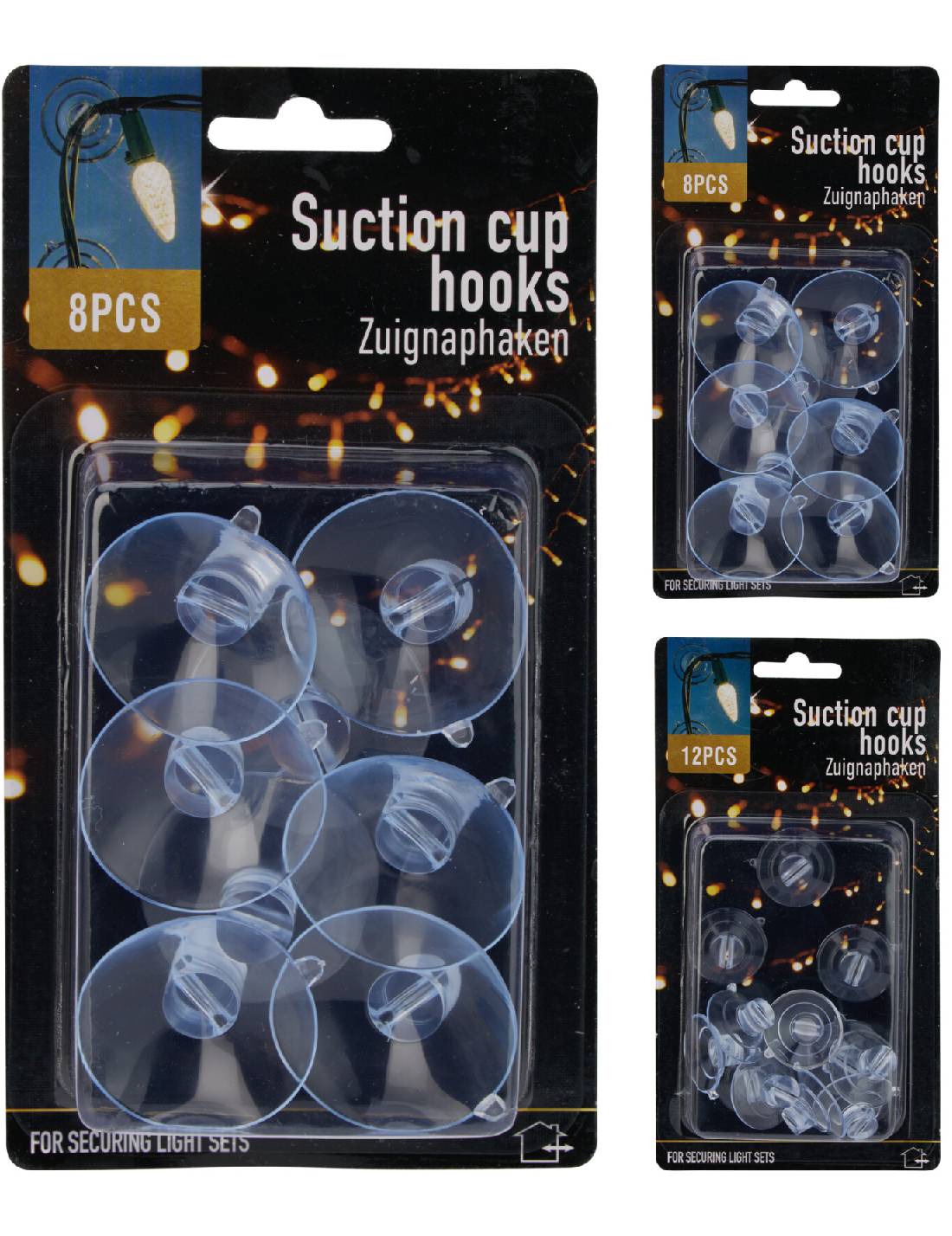 Ganci Con Ventosa Per Decorazioni Natalizie