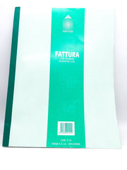 Libro Fatture Tre Aliquote A4 Monocopia