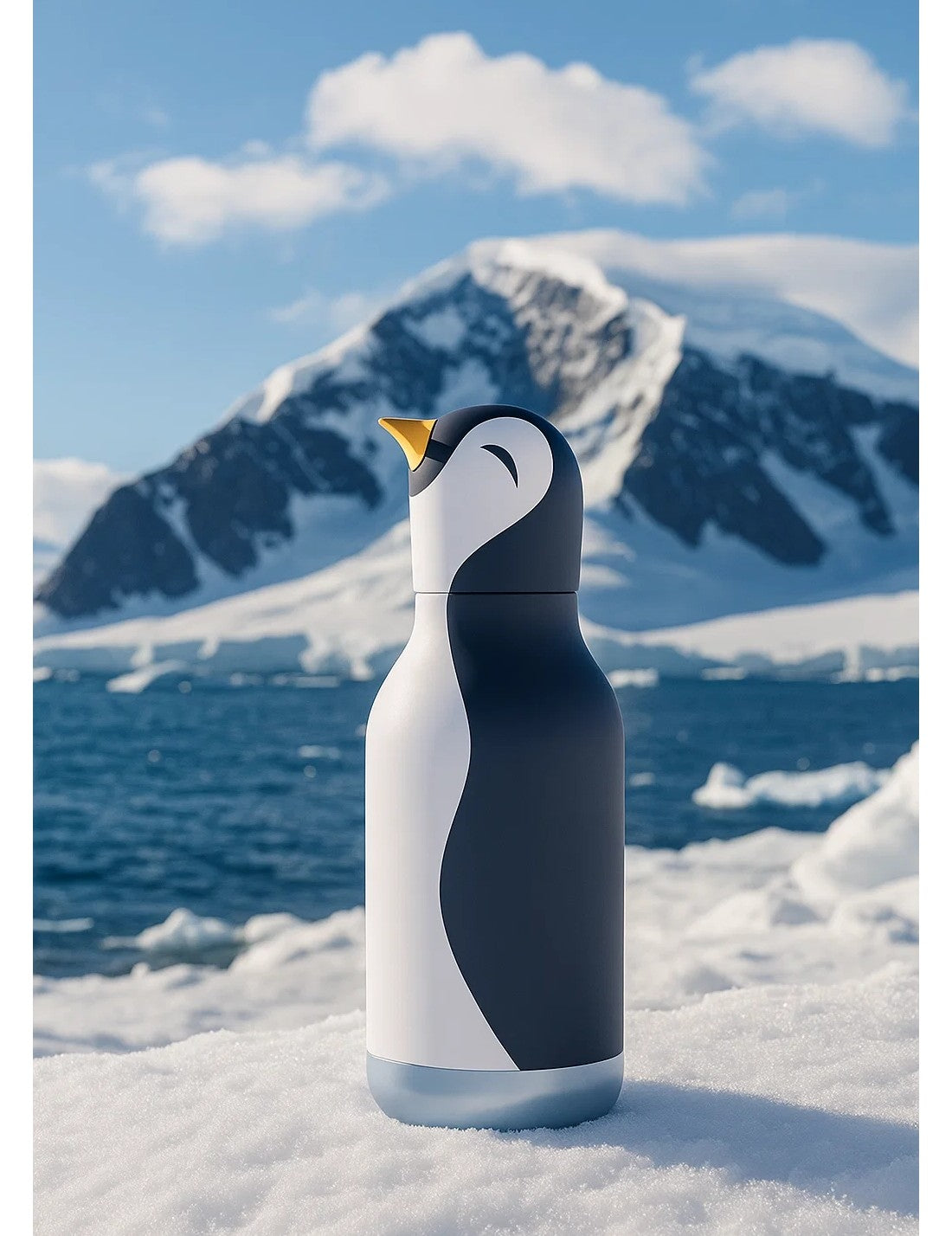 Borraccia Termica In Acciaio Inox Bestie Bottle Pinguino 460ml