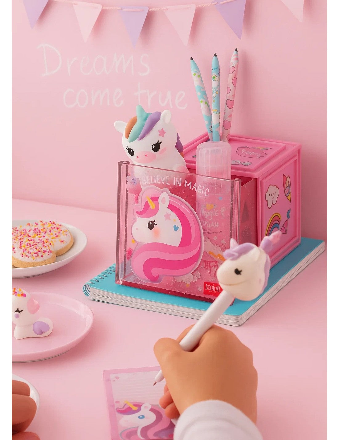 Organizer Modulabile Da Scrivania Cutie Cube Unicorno Legami