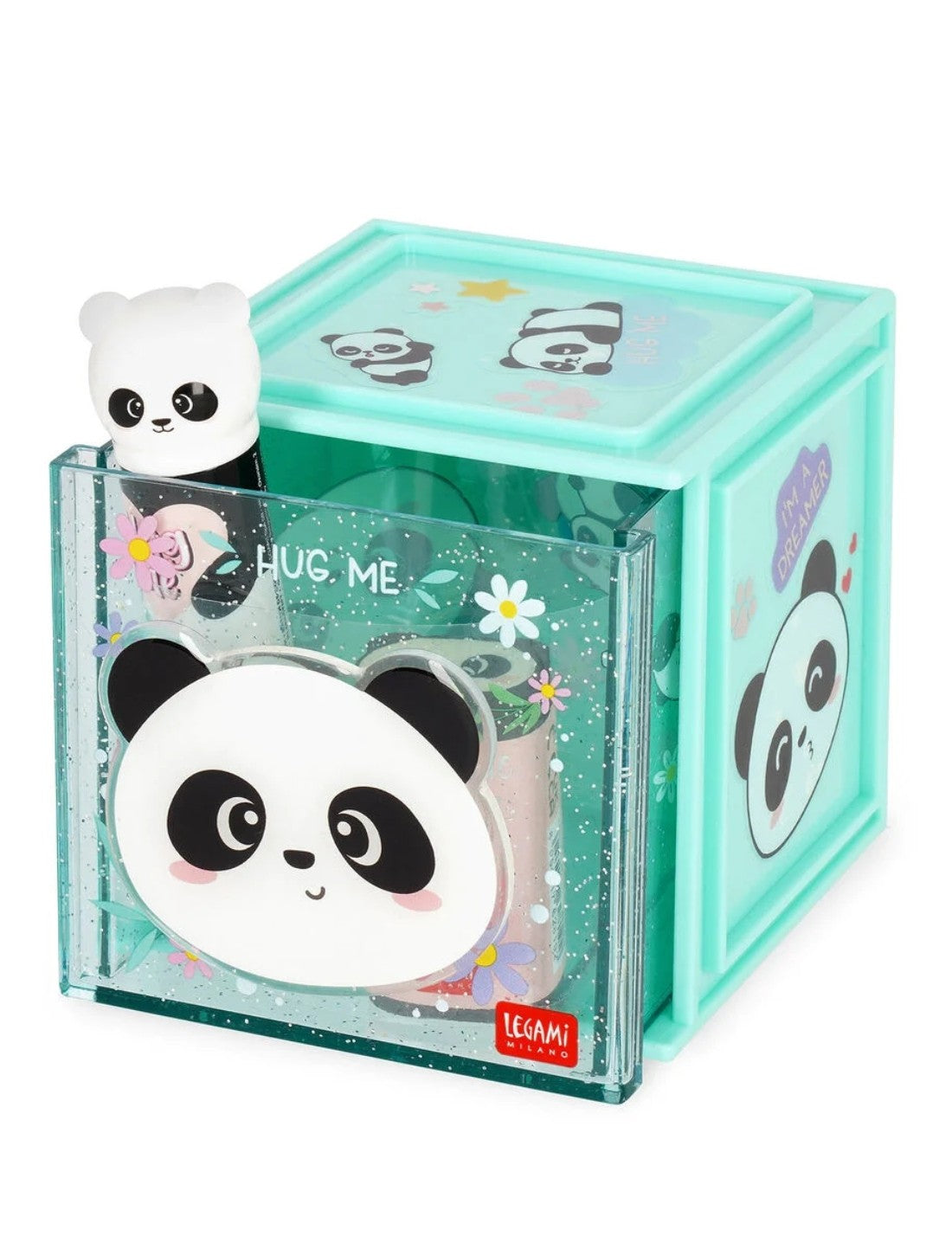 Organizer Modulabile Da Scrivania Cutie Cube Panda Legami