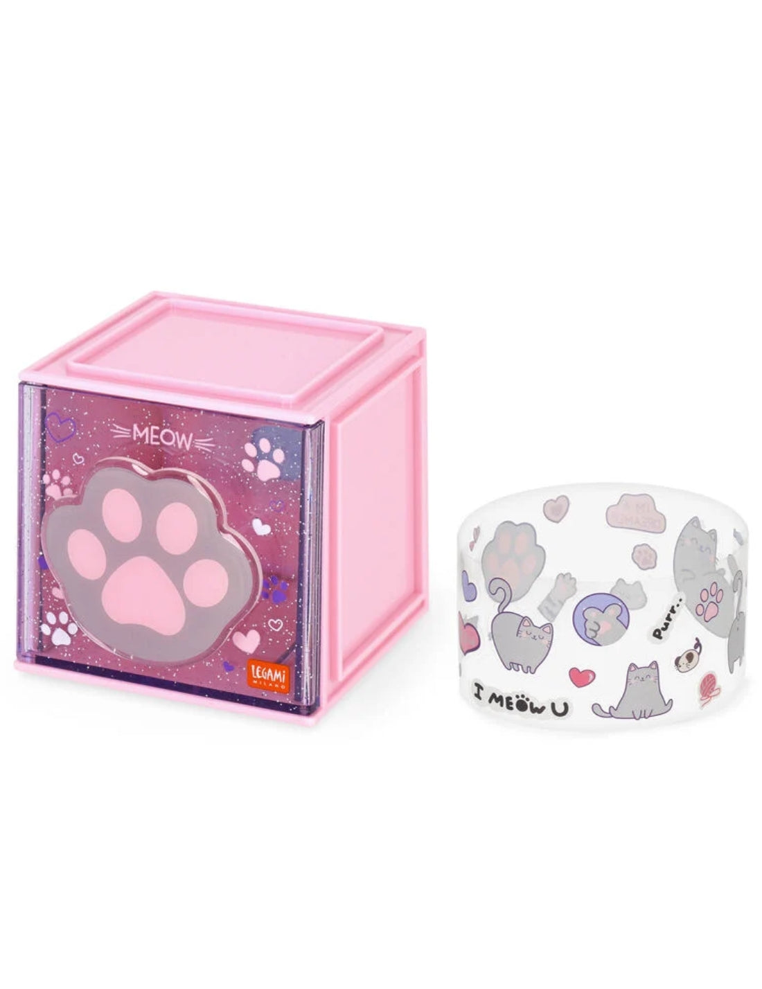 Organizer Modulabile Da Scrivania Cutie Cube Gatto Legami