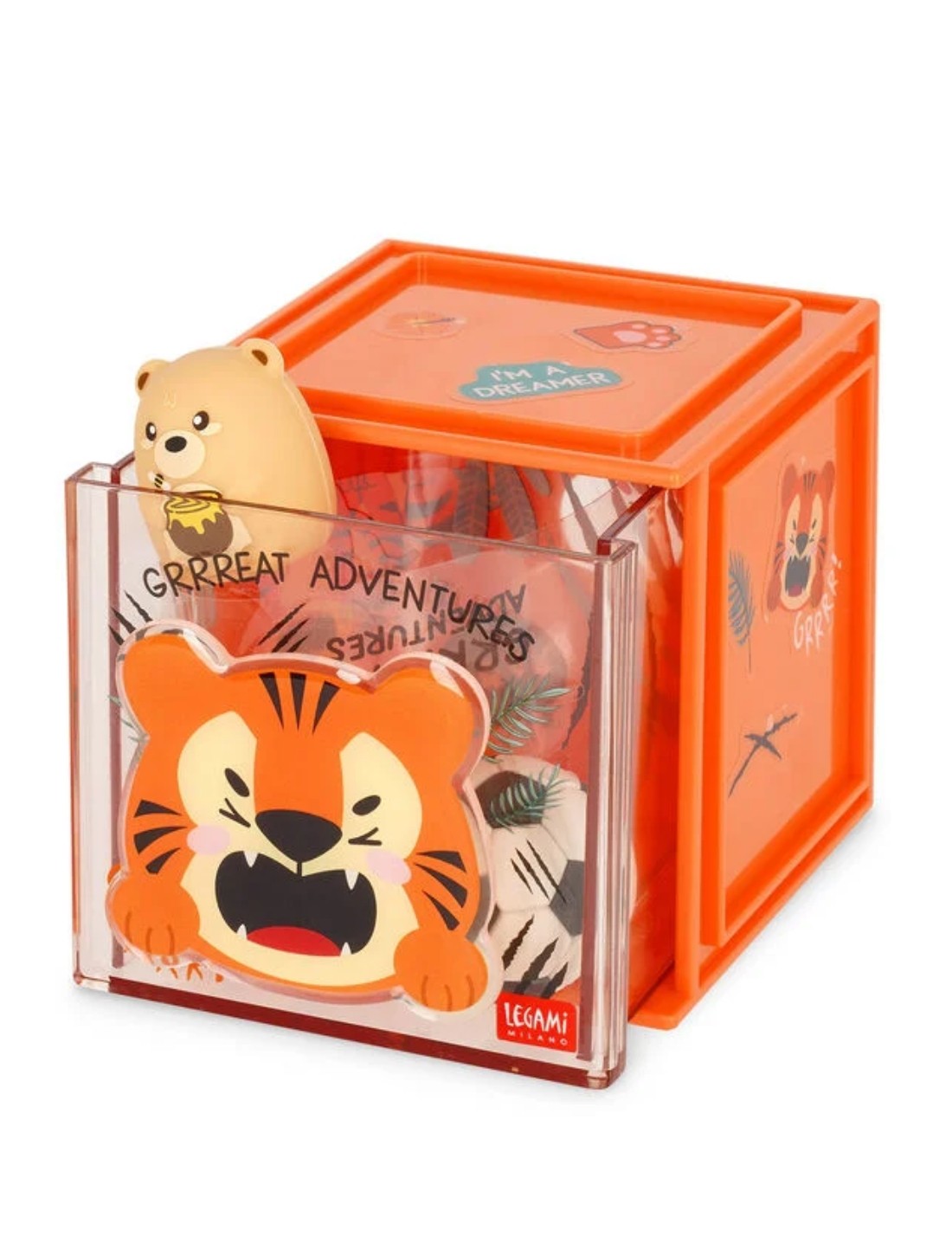 Organizer Modulabile Da Scrivania Cutie Cube Tigre Legami