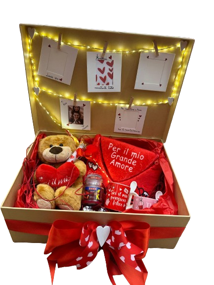 Scatola Box Regalo San Valentino Personalizzabile